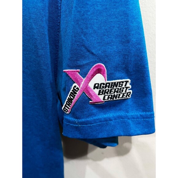 Hammer Bowling Polo Men's Size S Blue Polo Patch 1/4 Button Up Gecko Athleisure - Picture 4 of 7